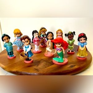 DISNEY Animators Deluxe Collection - 10 Disney Princesses as little girls, 3”pvc